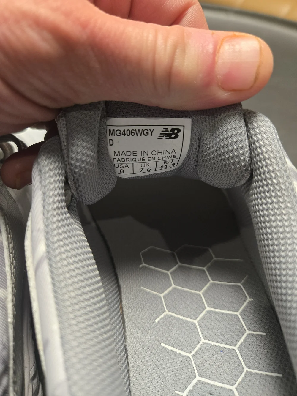 New Balance Fresh Foam Contend V2 Men's Size 8 Grey/White Athletic Shoes NEW - Picture 11 of 12
